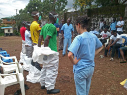 Ebola training